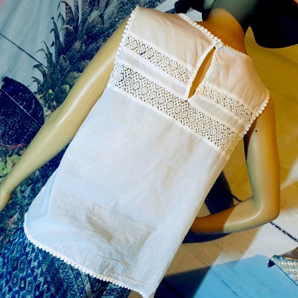 Bohemian White Sz. M Top 5x25 - Picture 3 of 5